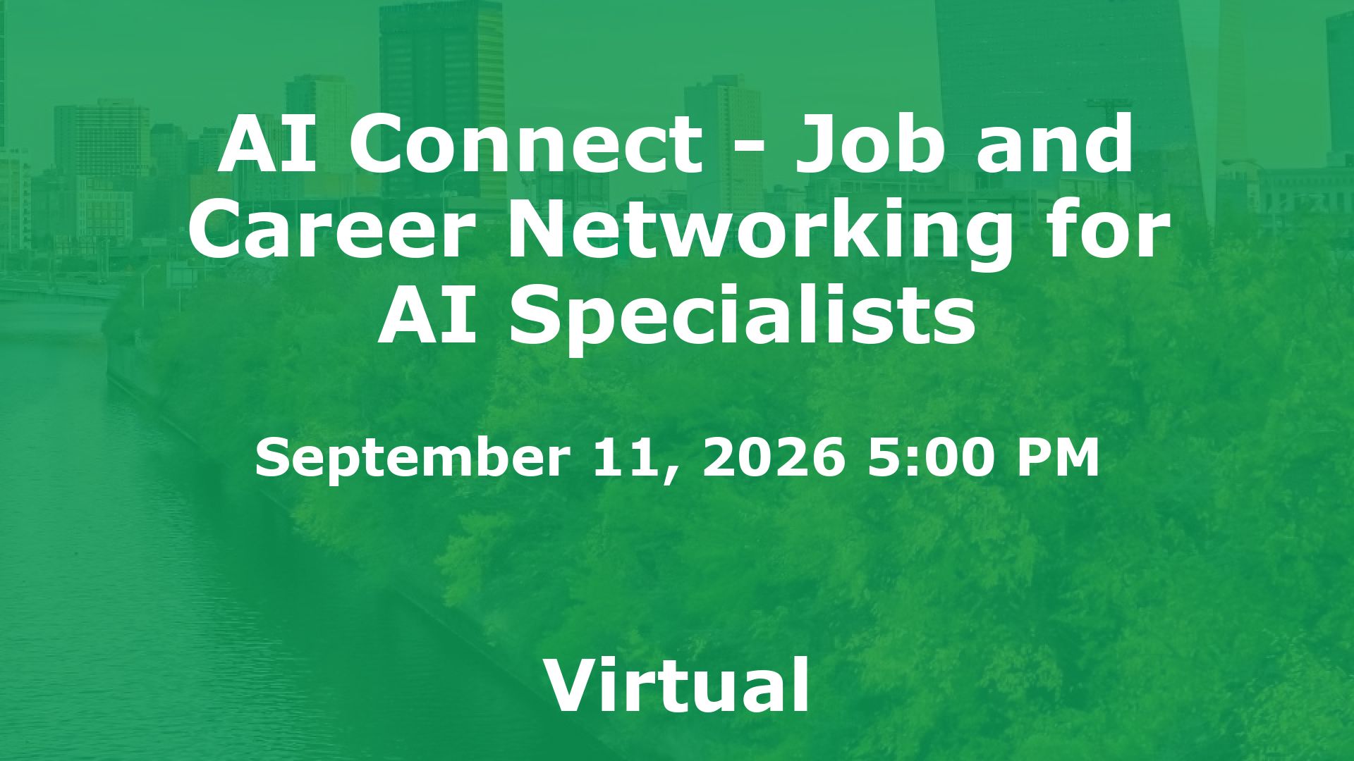 AI Connect - Job and Career Networking for AI Specialists event image